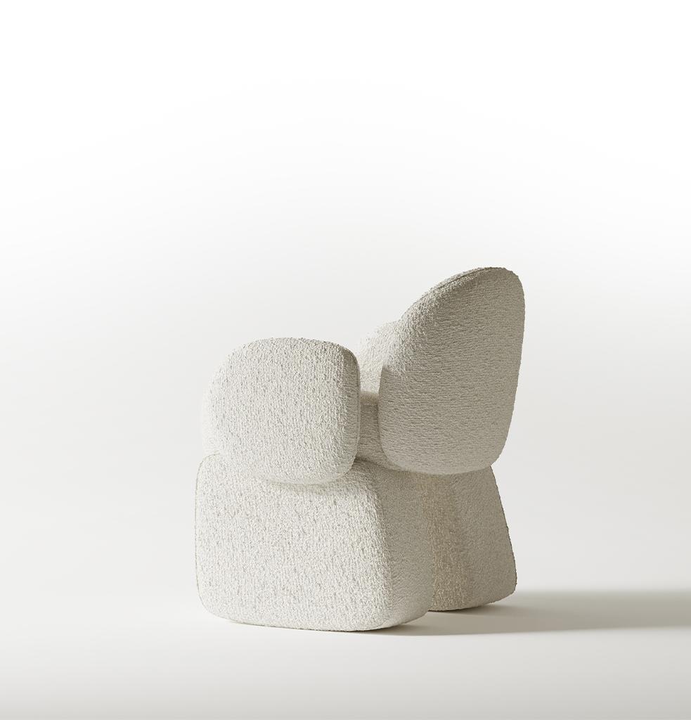Sillón AND - Bouclet blanco de Hermhaus Siglo XXI y contemporáneo en venta