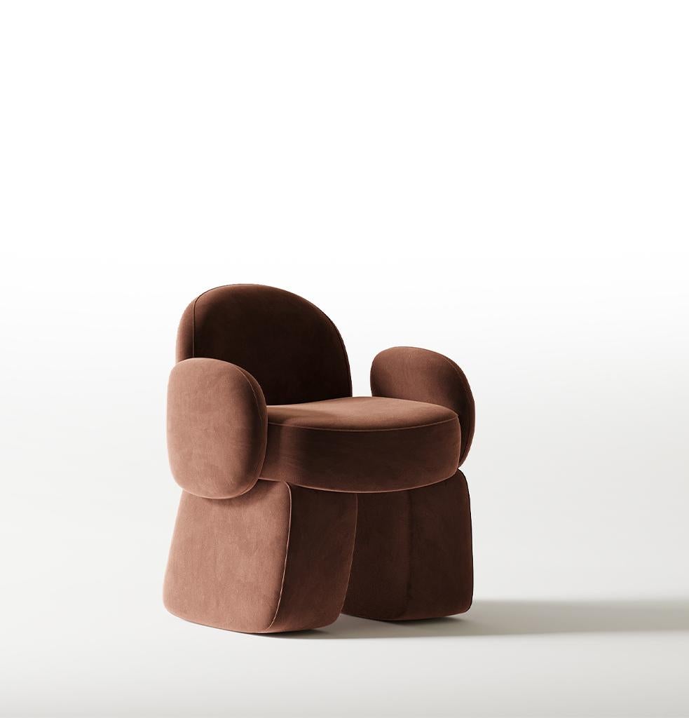 Sillón AND - Bouclet blanco de Hermhaus Tapicería en venta