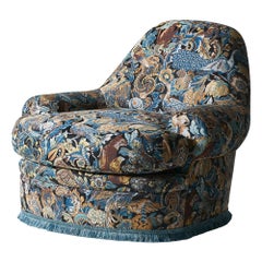 Fauteuil Wickham tapissé de tissu Paradisio