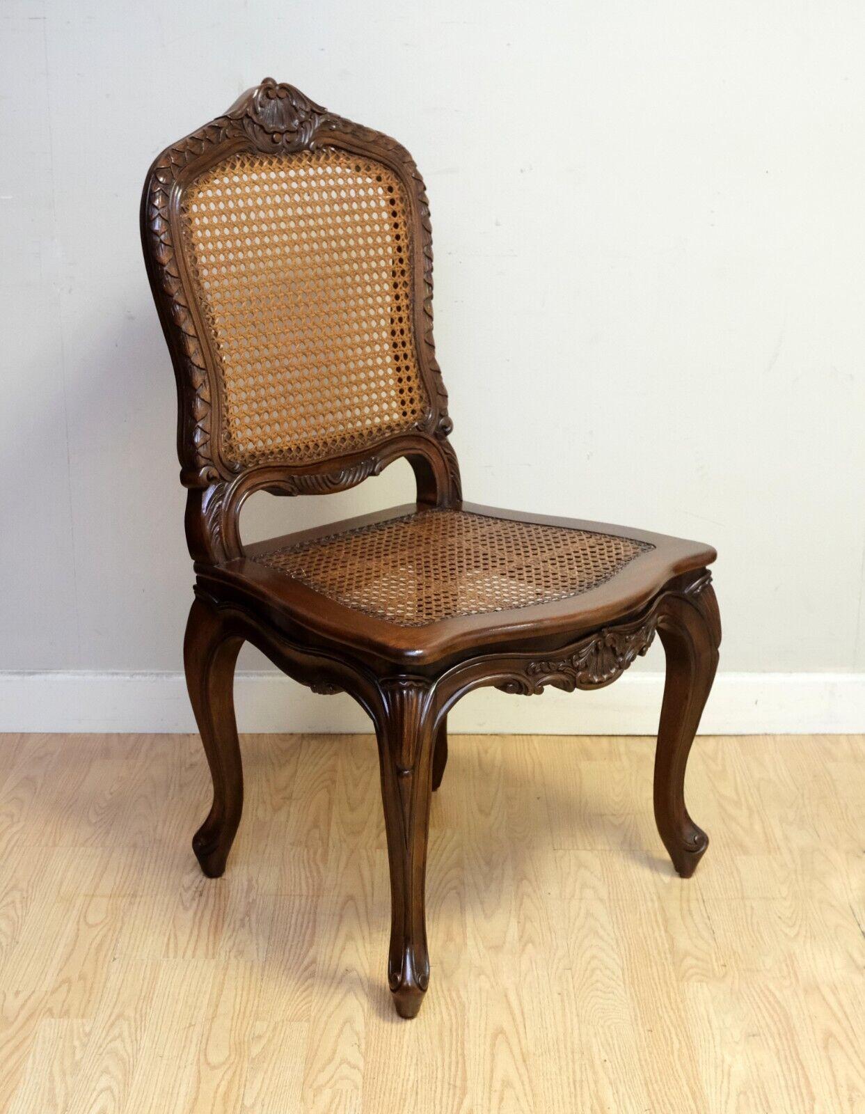 AND SO TO BED HAND CARVED BEECHWOOD CANE SEAT GORGEOUS OCCASIONAL CHAiR 3