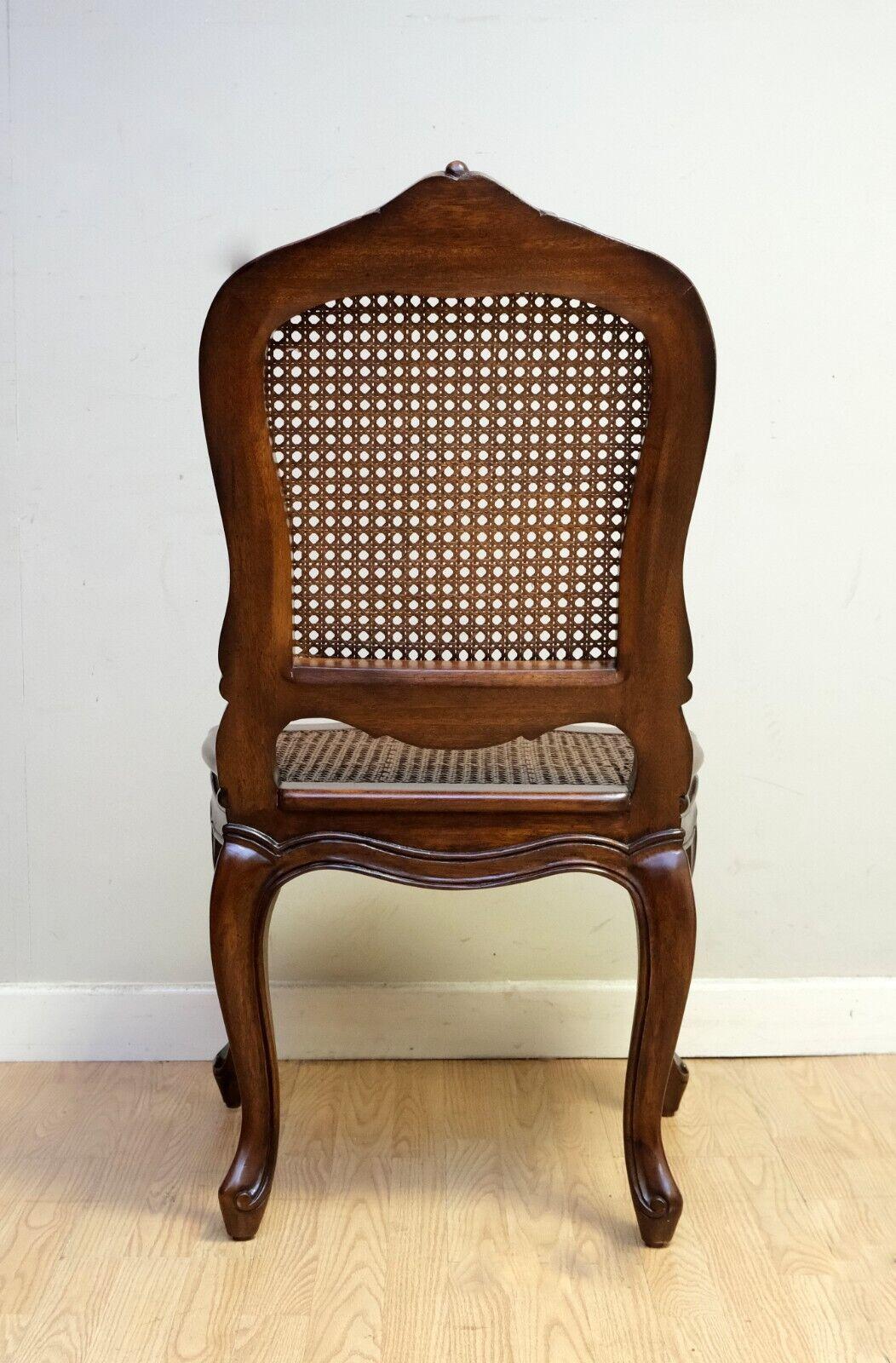 AND SO TO BED HAND CARVED BEECHWOOD CANE SEAT GORGEOUS OCCASIONAL CHAiR 7
