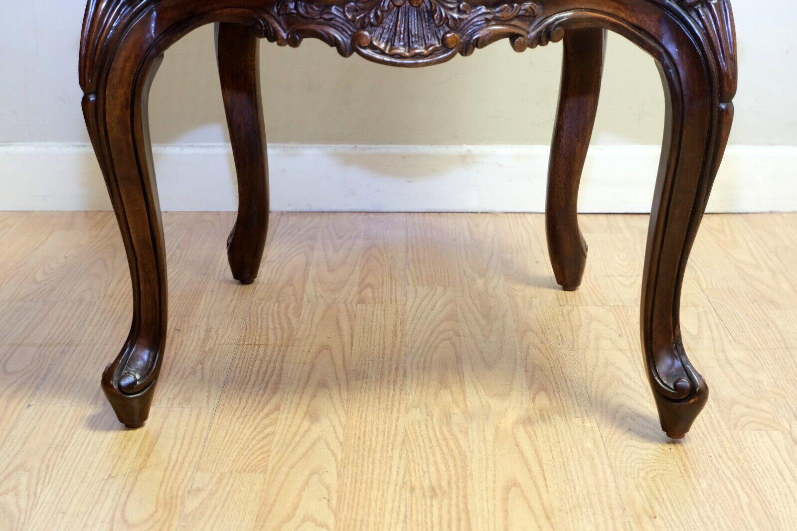 English AND SO TO BED HAND CARVED BEECHWOOD CANE SEAT GORGEOUS OCCASIONAL CHAiR