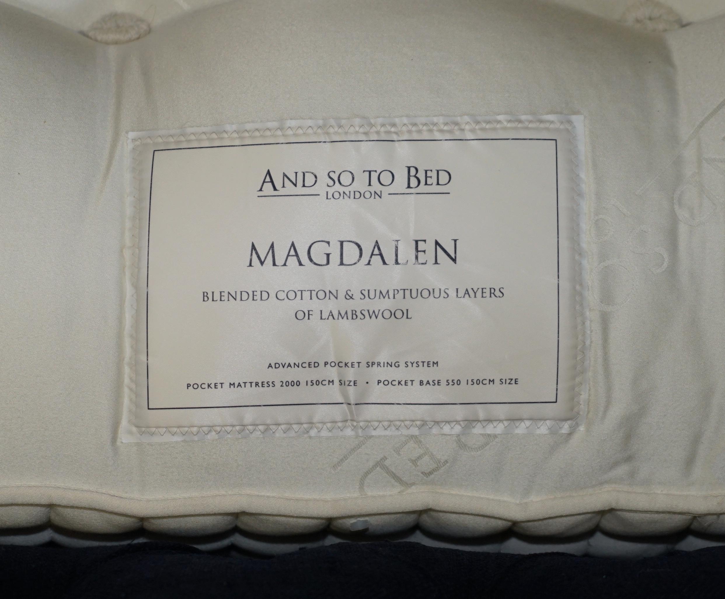 Royal House Antiques

Royal House Antiques is delighted to offer for sale this lovely And So To Bed Magdalen 2550 pocket sprung mattress

Please note the delivery fee listed is just a guide, it covers within the M25 only for the UK and local Europe