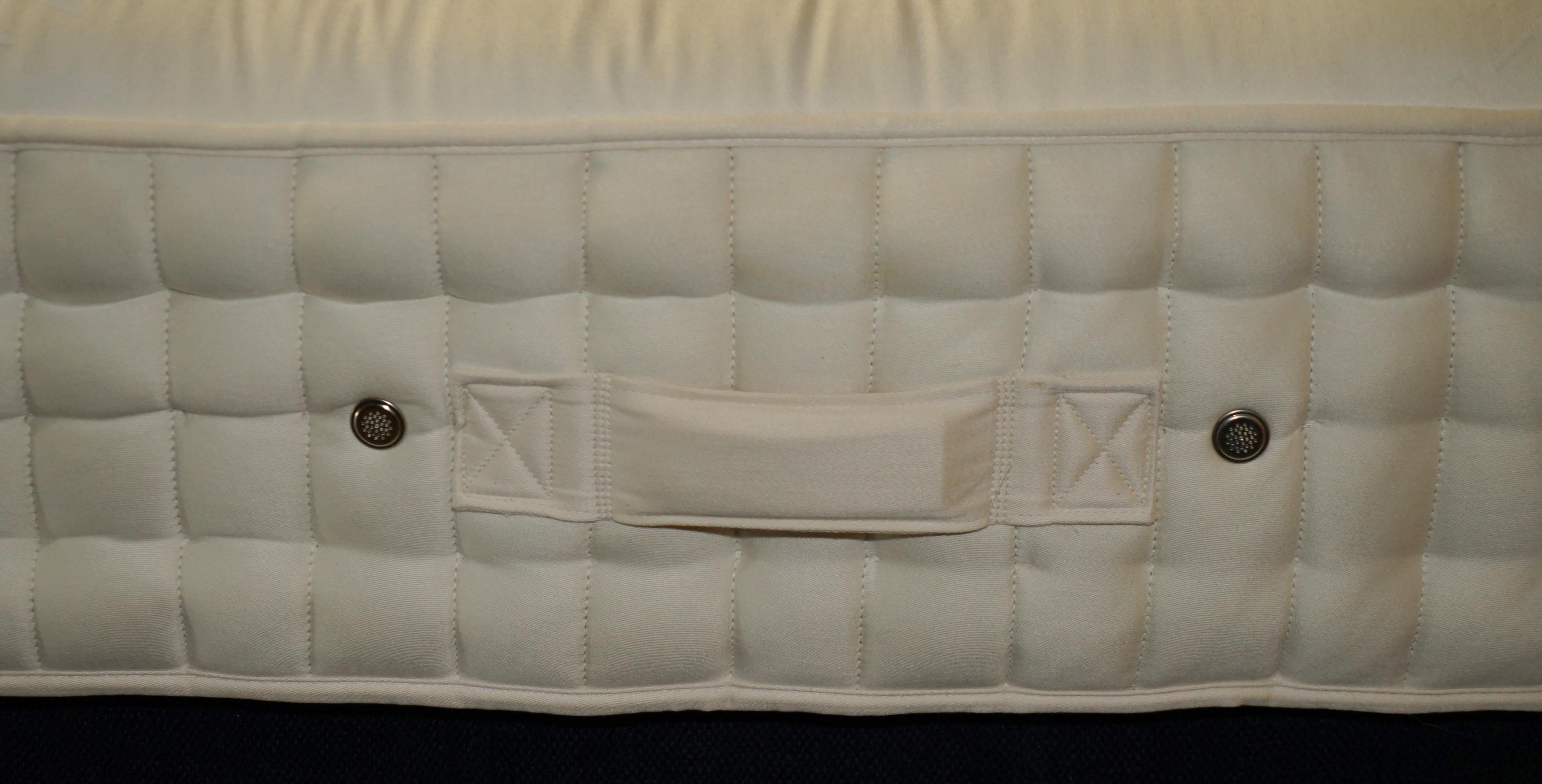 Hand-Crafted AND SO TO BED MAGDALEN 2550 POCKET SPRUNG SUPER KiNG SIZE MATTRESS 175CM WIDE For Sale
