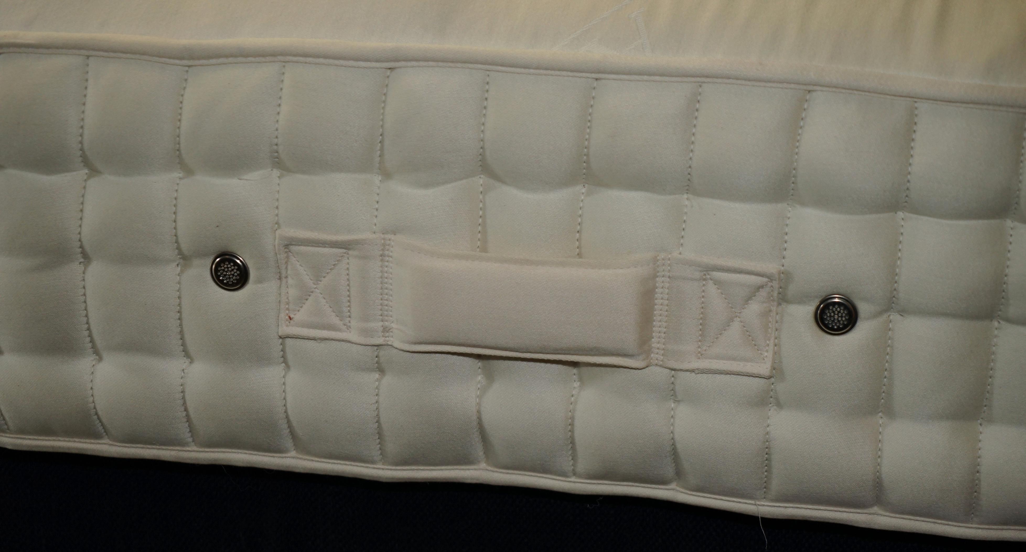 AND SO TO BED MAGDALEN 2550 POCKET SPRUNG SUPER KiNG SIZE MATTRESS 175CM WIDE In Good Condition For Sale In West Sussex, Pulborough