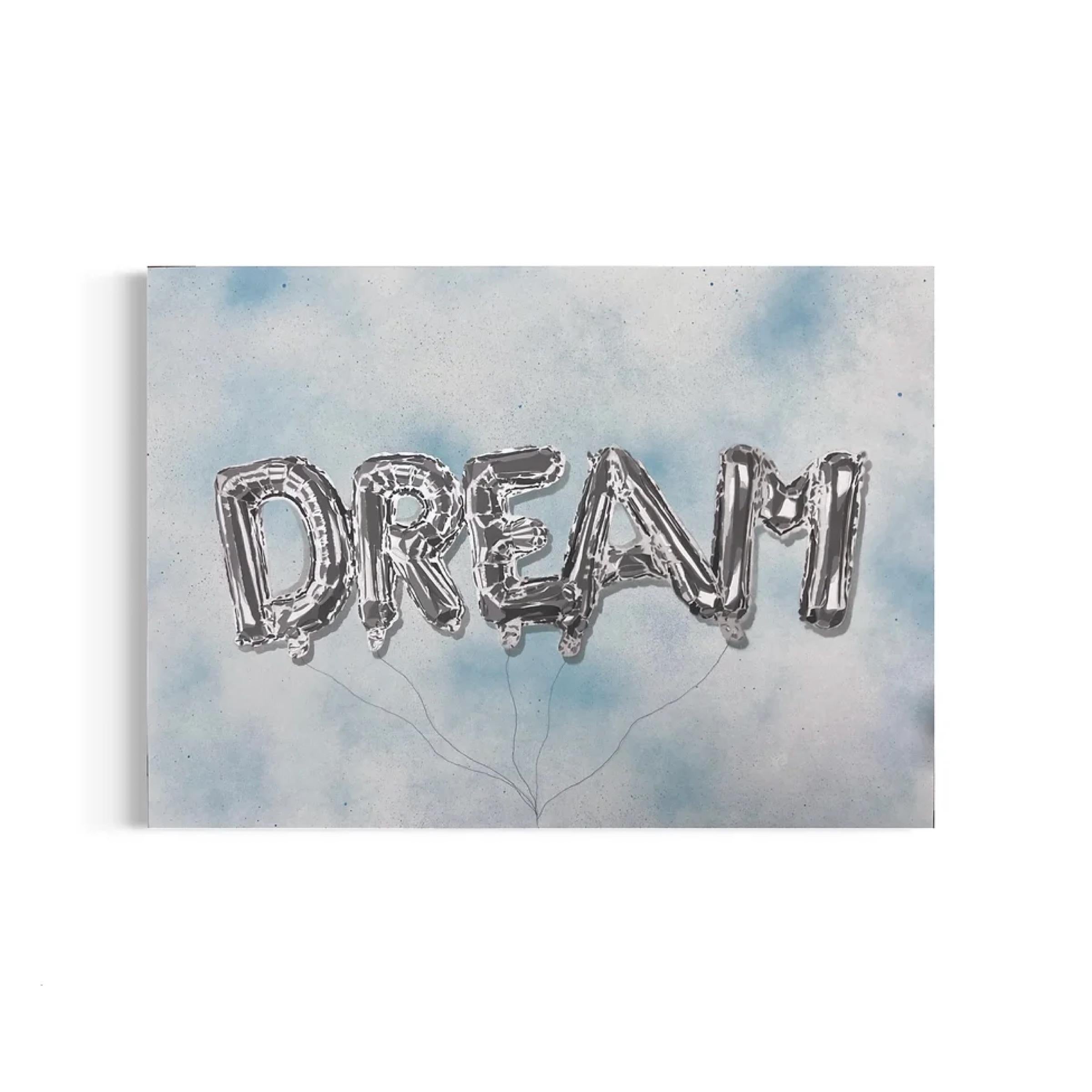 Don't Let Go (Blue Sky) Hand Finished Print by And Wot
