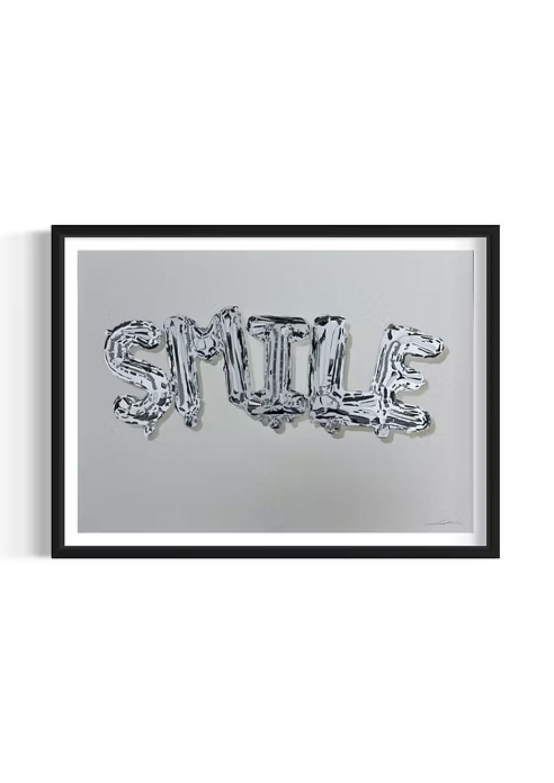 Smile Hand Painted Print by And Wot For Sale 1