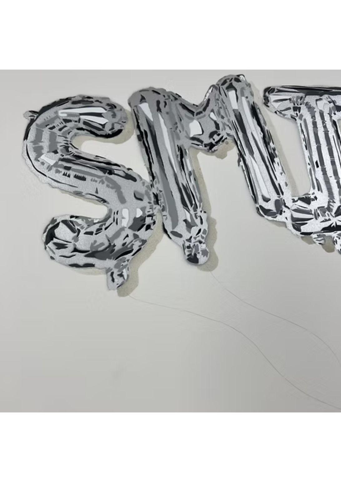 Smile Hand Painted Print by And Wot For Sale 3