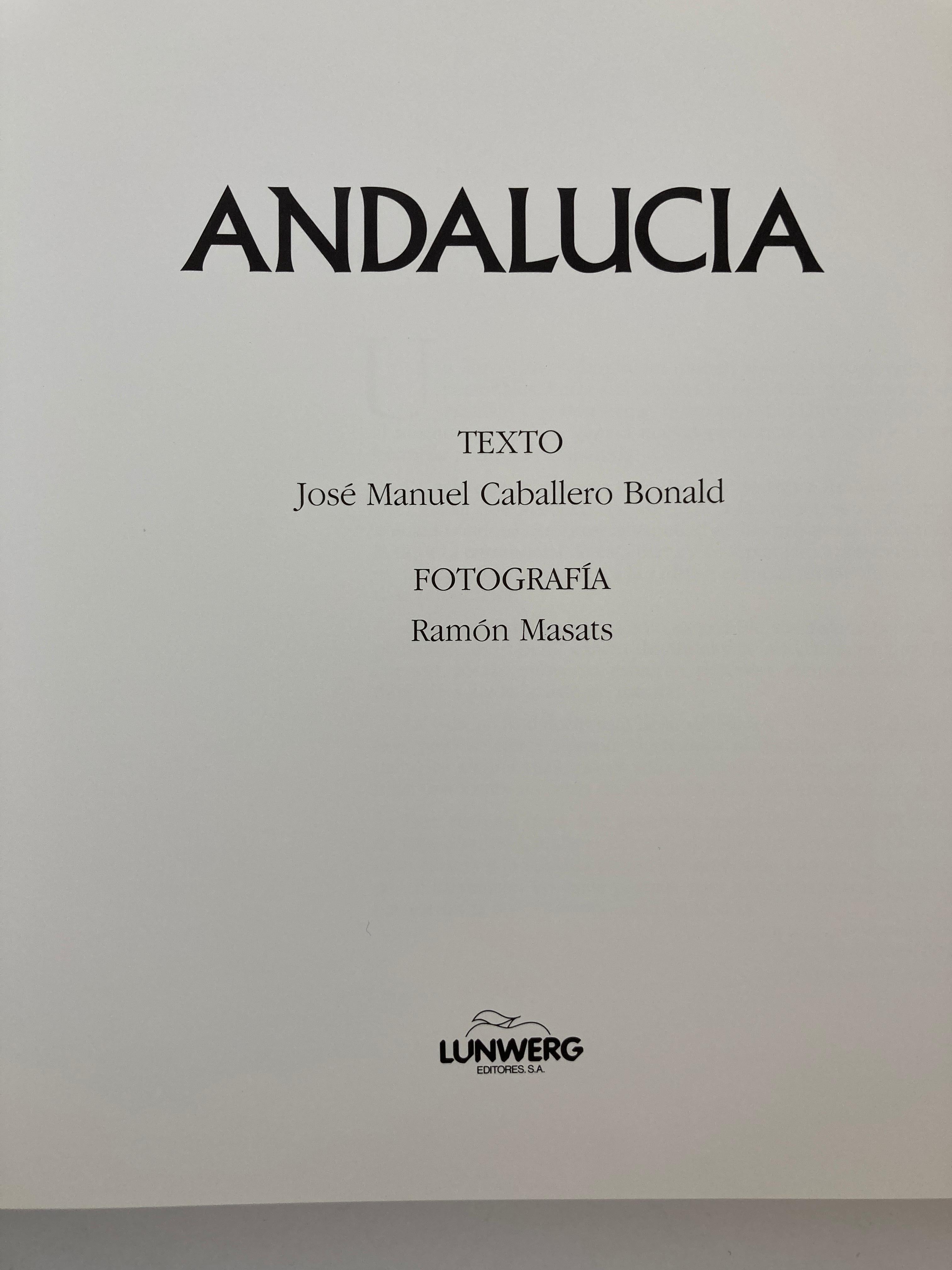 Andalucia Book by José Manuel Caballero and Ramón Masats Hardcover Book 2