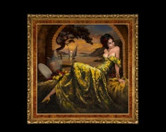 Andalusian Beauty, Spanish Colonial Style, by Artist Giorgos Tsolis