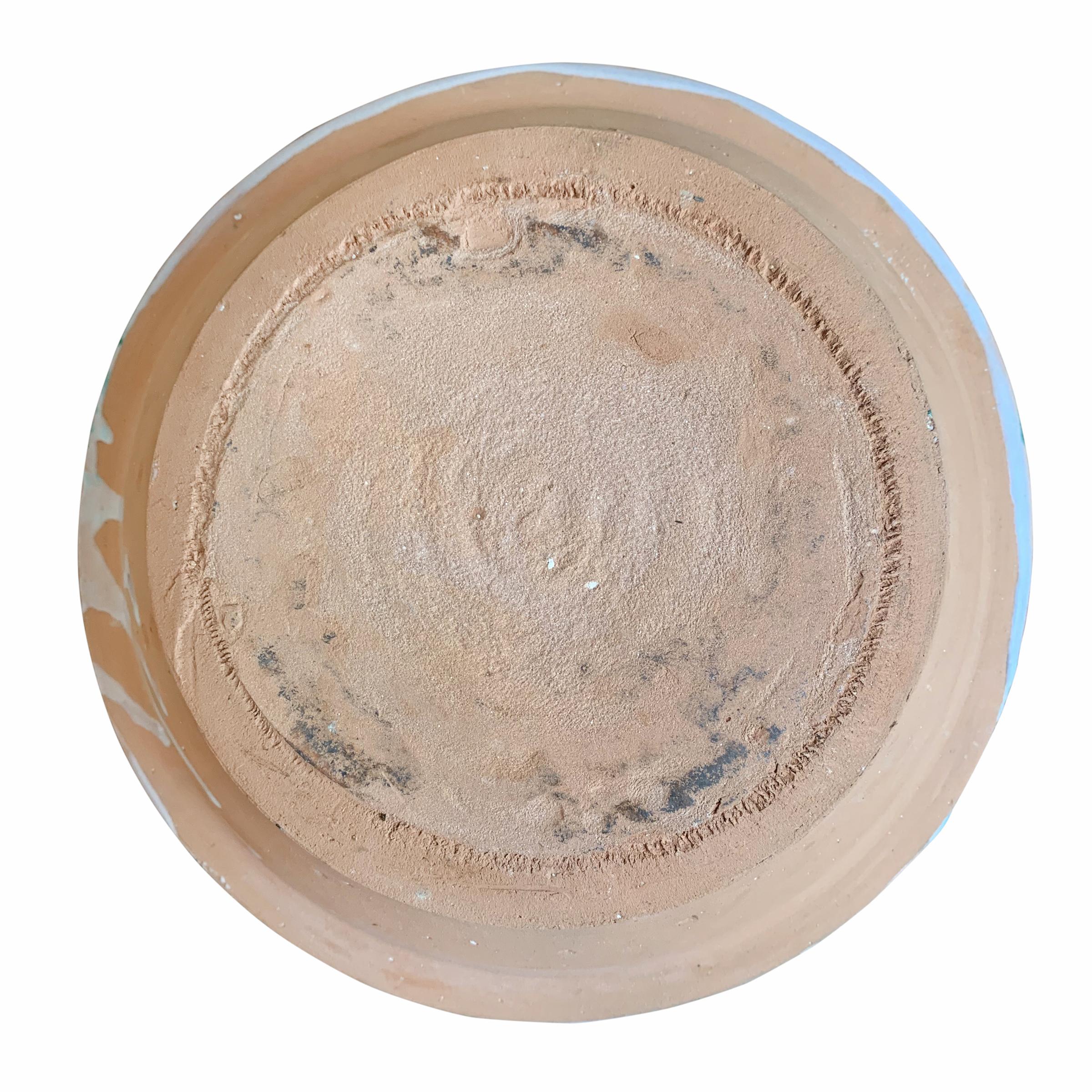 20th Century Andalusian Pottery Bowl