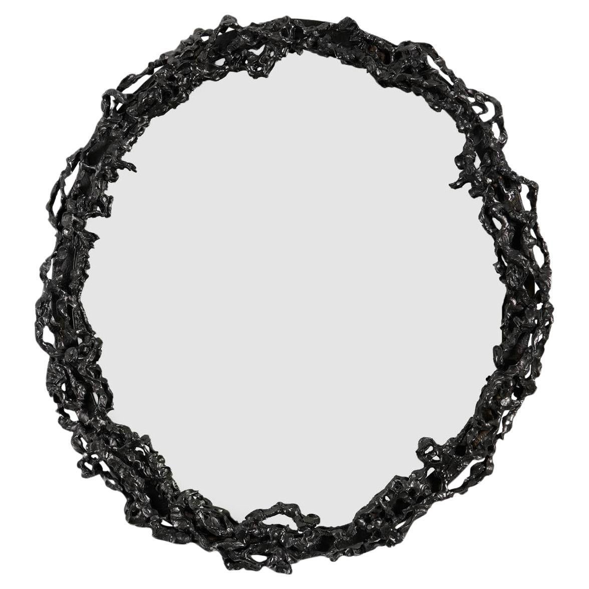 Andaman Mirror in Brass, Viya by Vikram Goyal For Sale