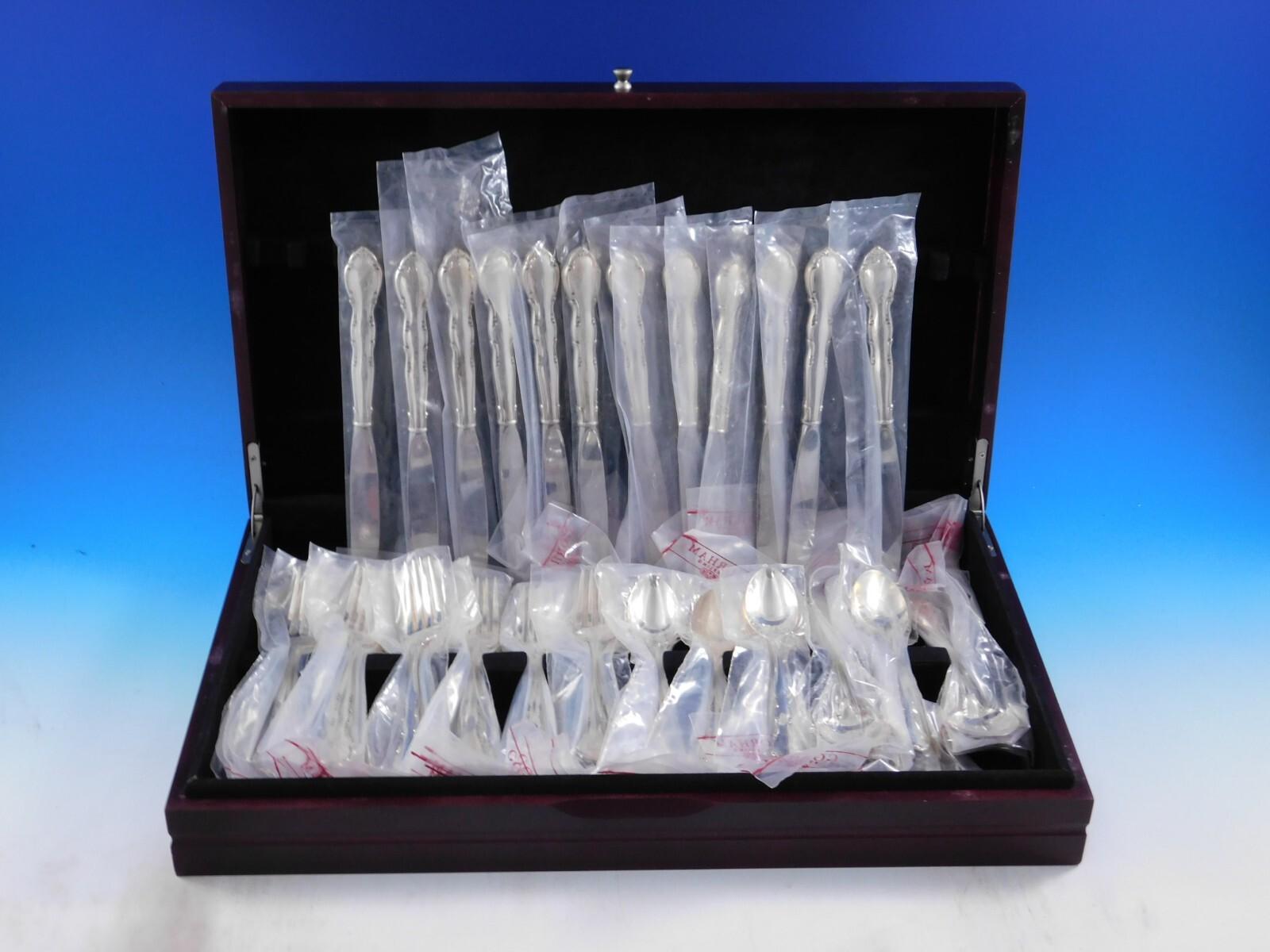 Andante by Gorham Juego De Cubiertos De Plata De Ley Para 12 Servicio 60 Piezas Nuevo en venta 1