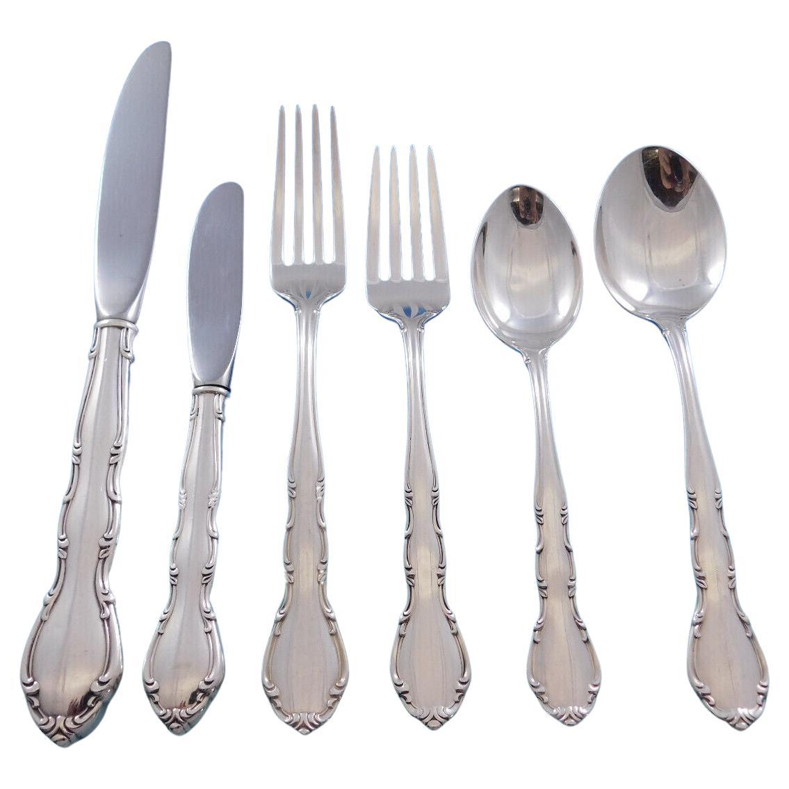 Andante by Gorham Sterling Silver Set for 12 Service 77 Pieces For Sale