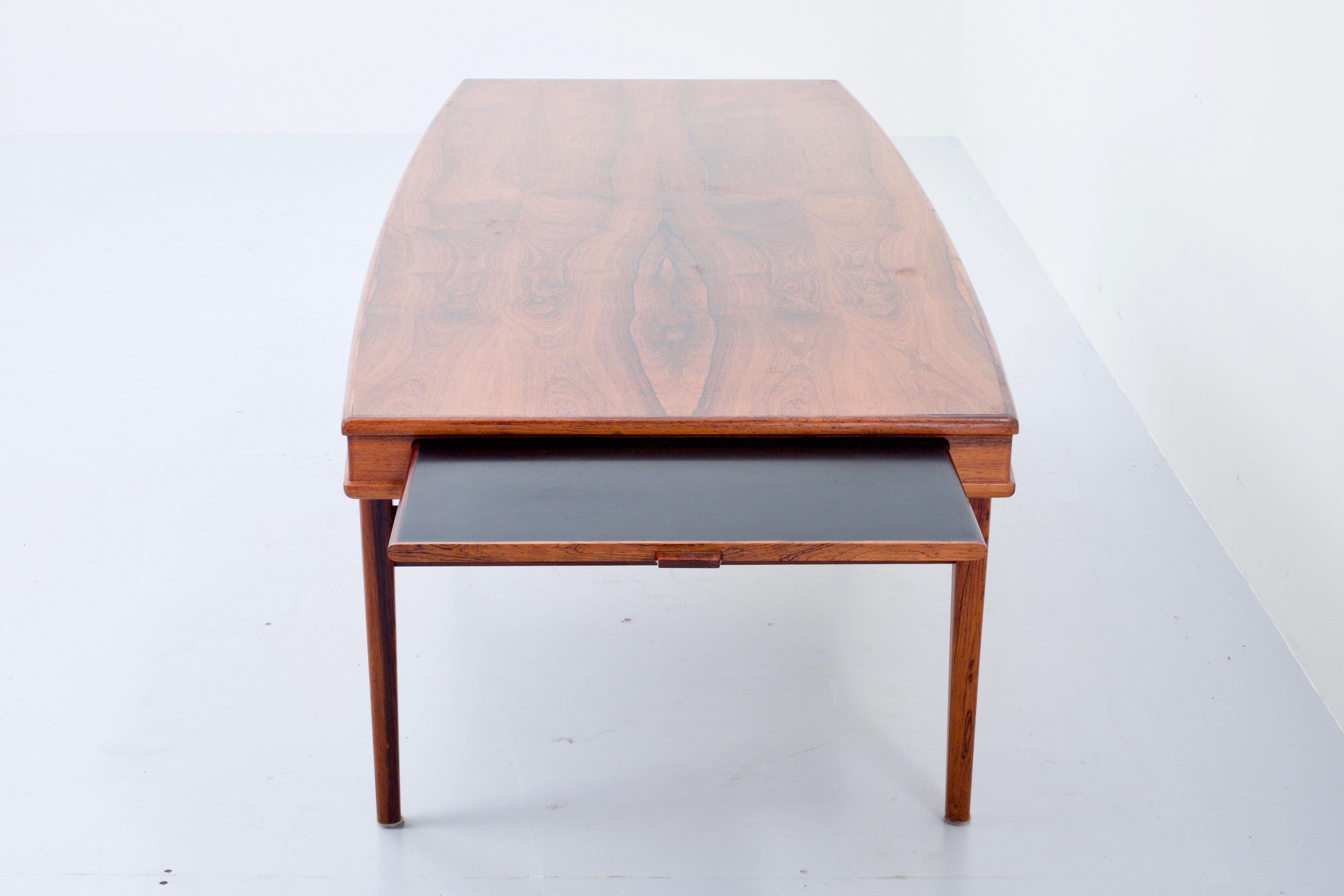 Danish Rosewood Coffee Table by Johannes Andersen, Denmark, 1960's For Sale