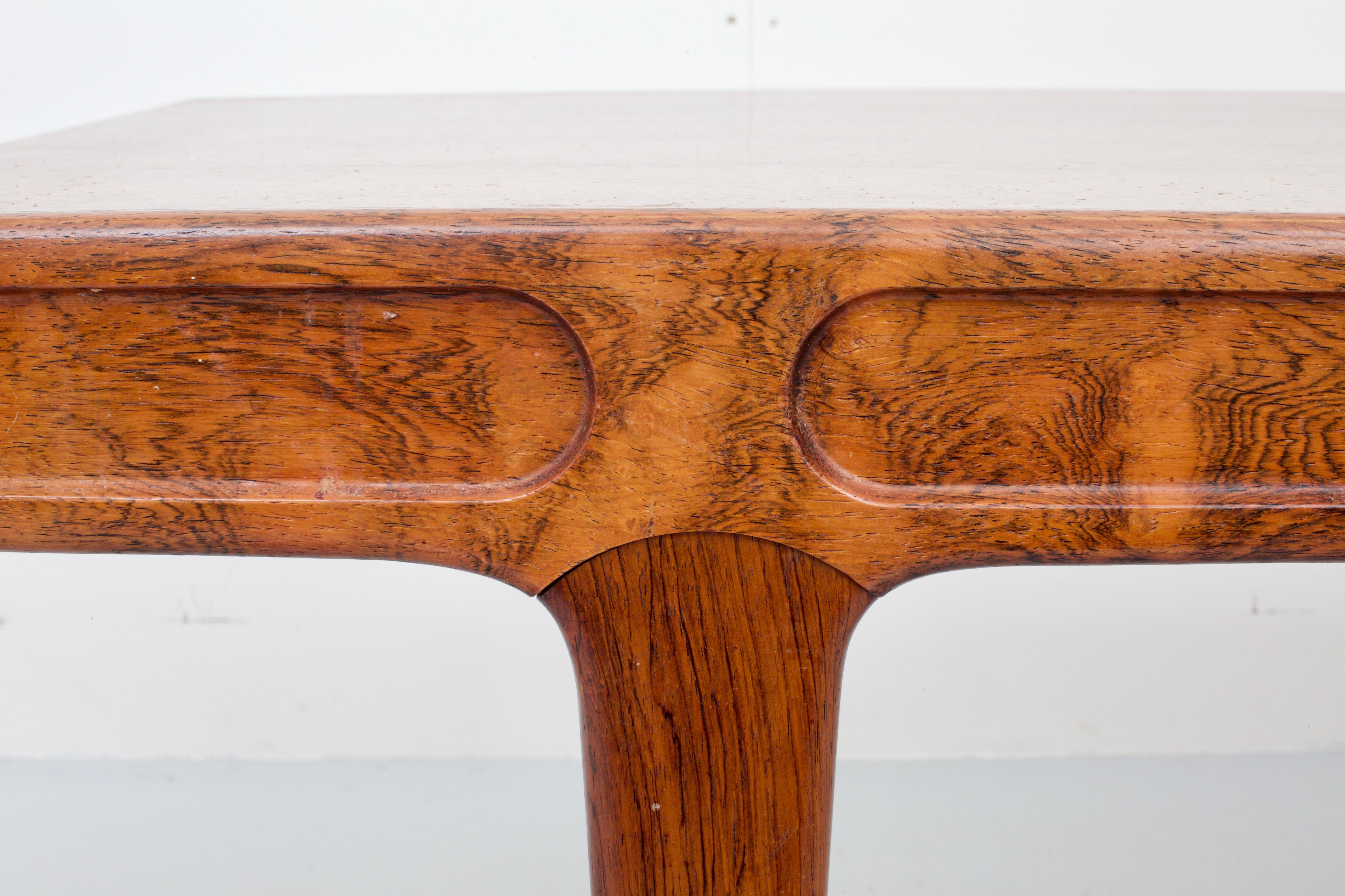 Mid-20th Century Rosewood Coffee Table by Johannes Andersen, Denmark, 1960's For Sale