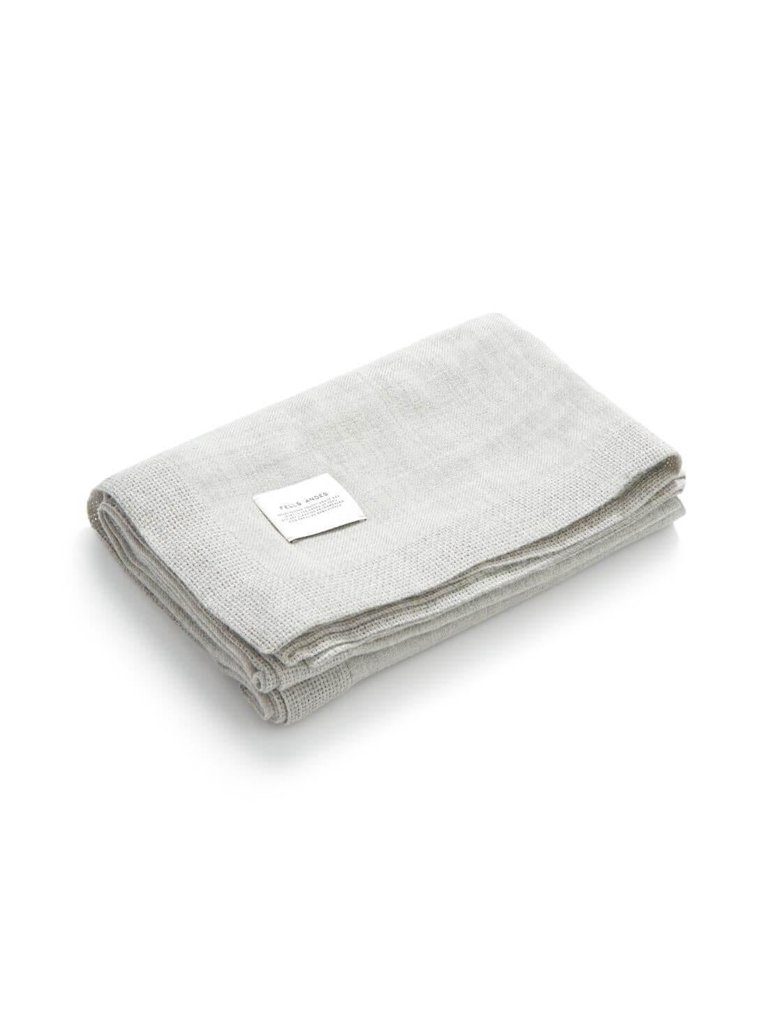 American Ande Throw, Grey 100% Baby Alpaca by Fells Andes  (FREE SHIPPING) For Sale
