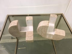 Andea Cascella White Marble Sculpture Incastri, Italy, 1970