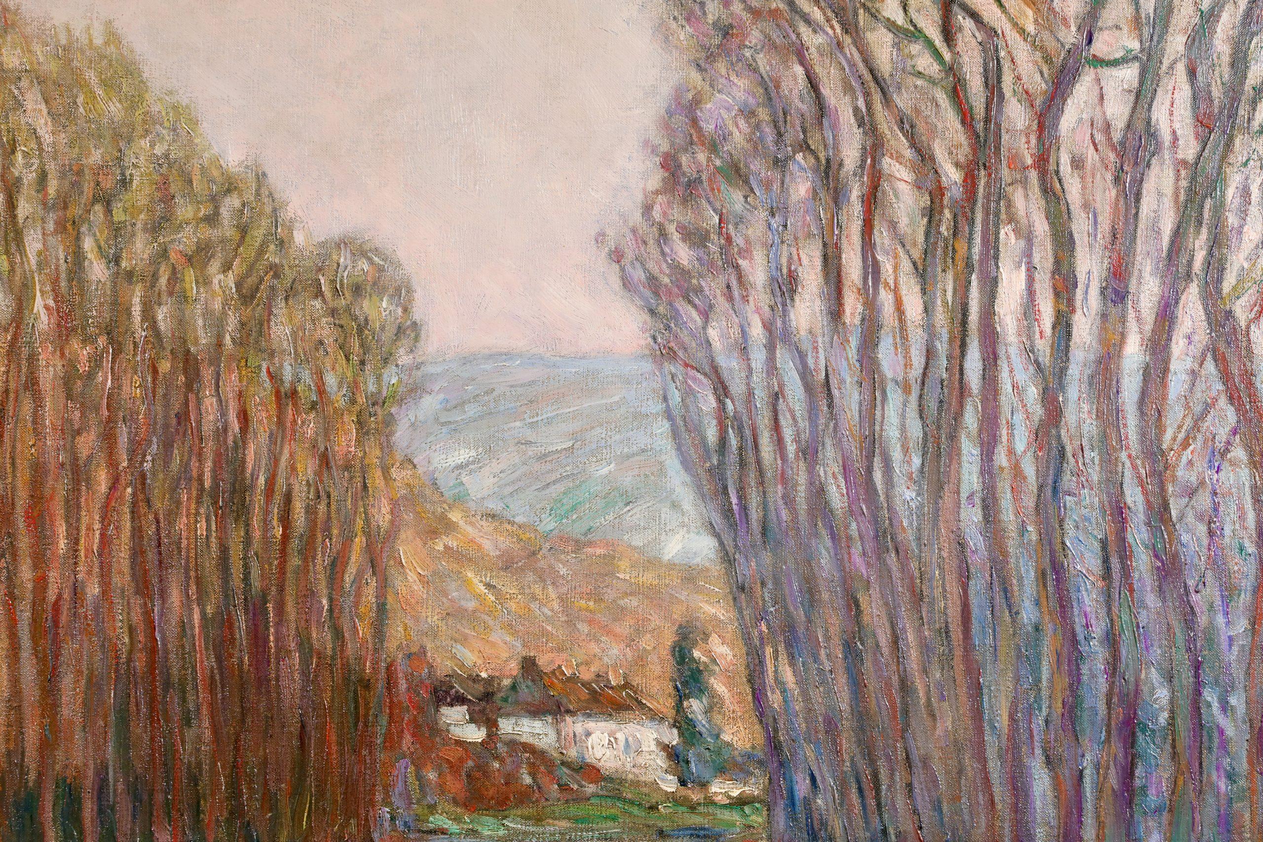 Arbres sur la riviere - Modernist Landscape Oil Painting by Andre Wilder 4