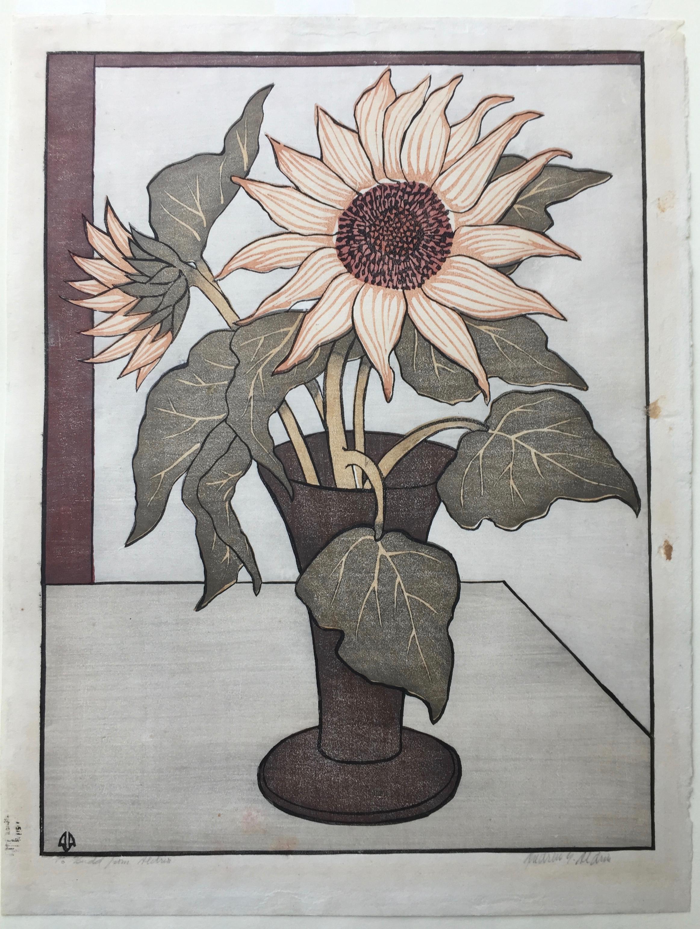 THE SUNFLOWER – Print von ANDERS ALDRIN