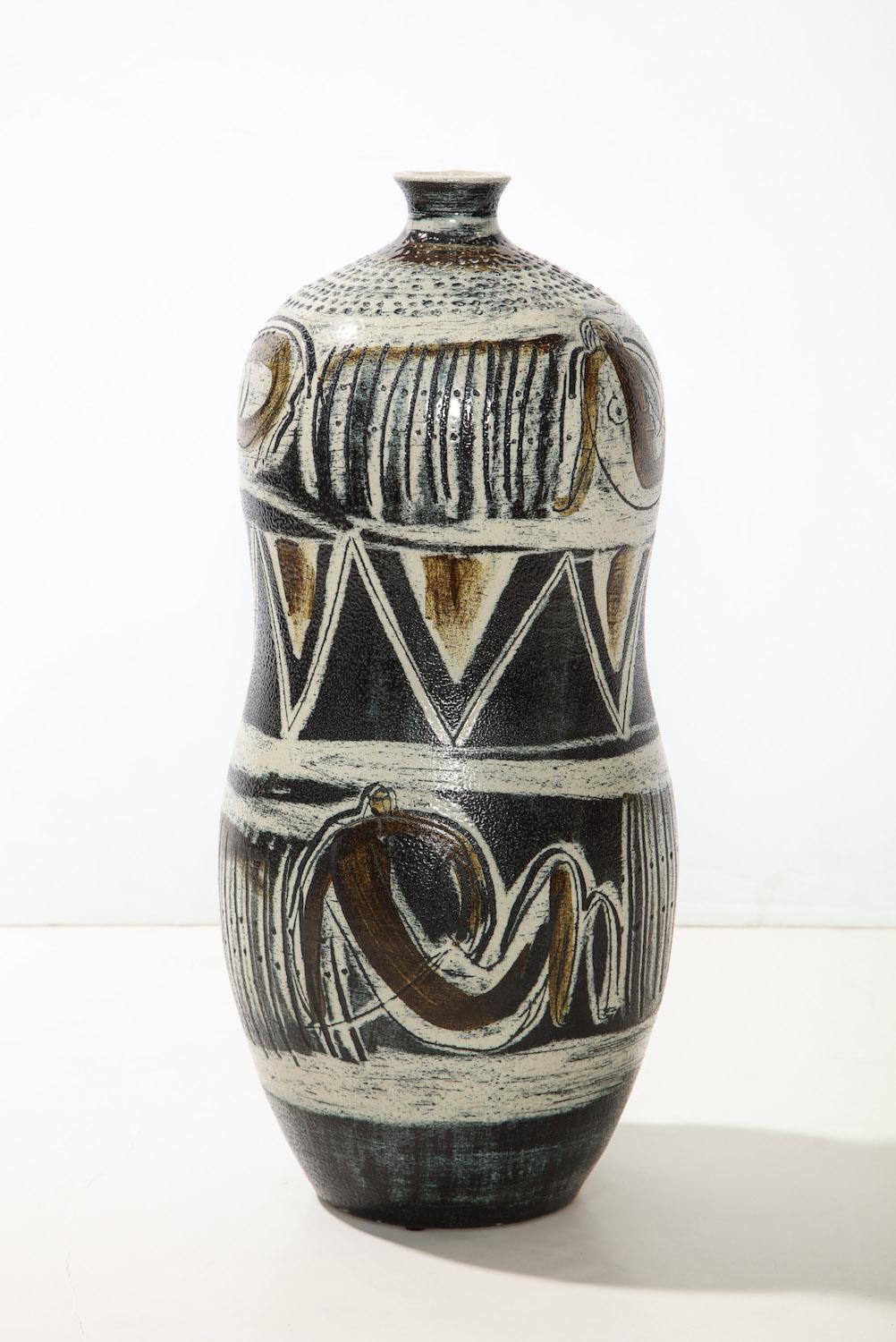 Modern Anders Bruno Liljefors Rare, Large Scale Vase