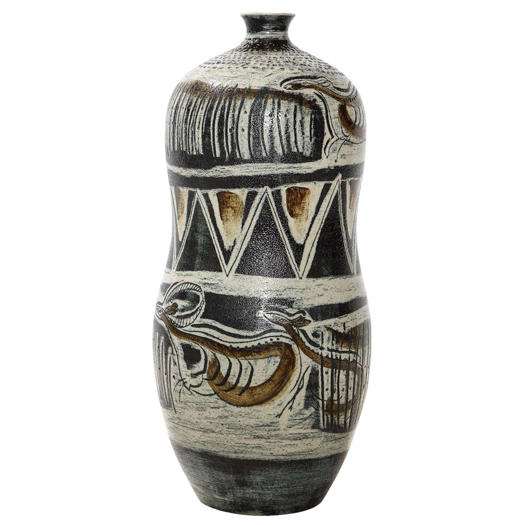 Anders Bruno Liljefors Rare, Large Scale Vase