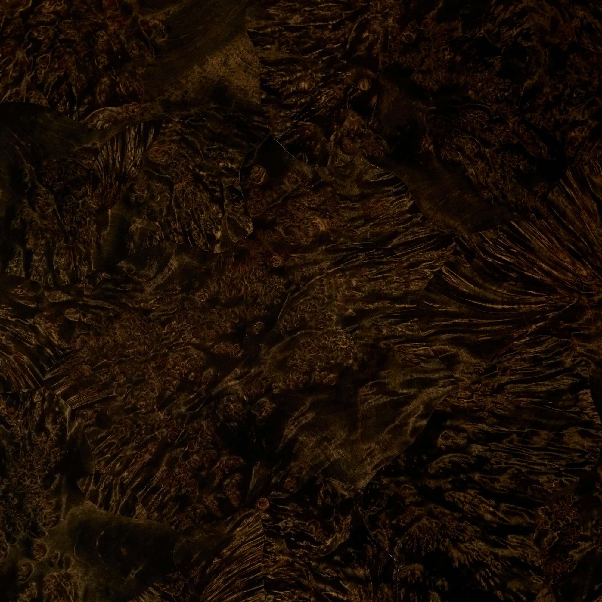 Anders Jacob Rosendahl Ebonized Burr Alder Tilt-Top Table In Good Condition For Sale In Long Island City, NY