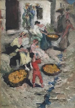 ANDERS OSTERLIND (1887-1960) Rue de Village Andalou ca. 1947 Gerahmt, PARIS SCHOOL