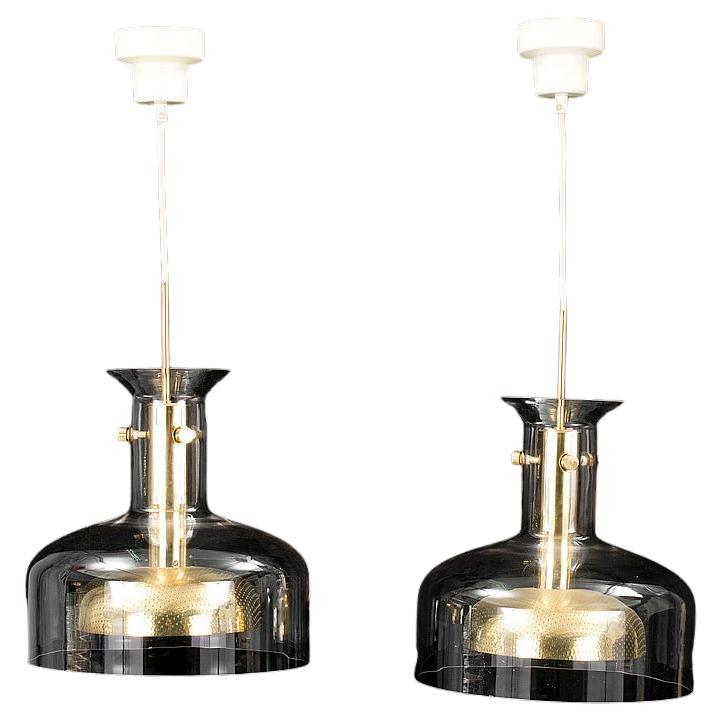 Anders Pehrson  lampadario  "Cristallo"  per Atelj Lyktan 1970