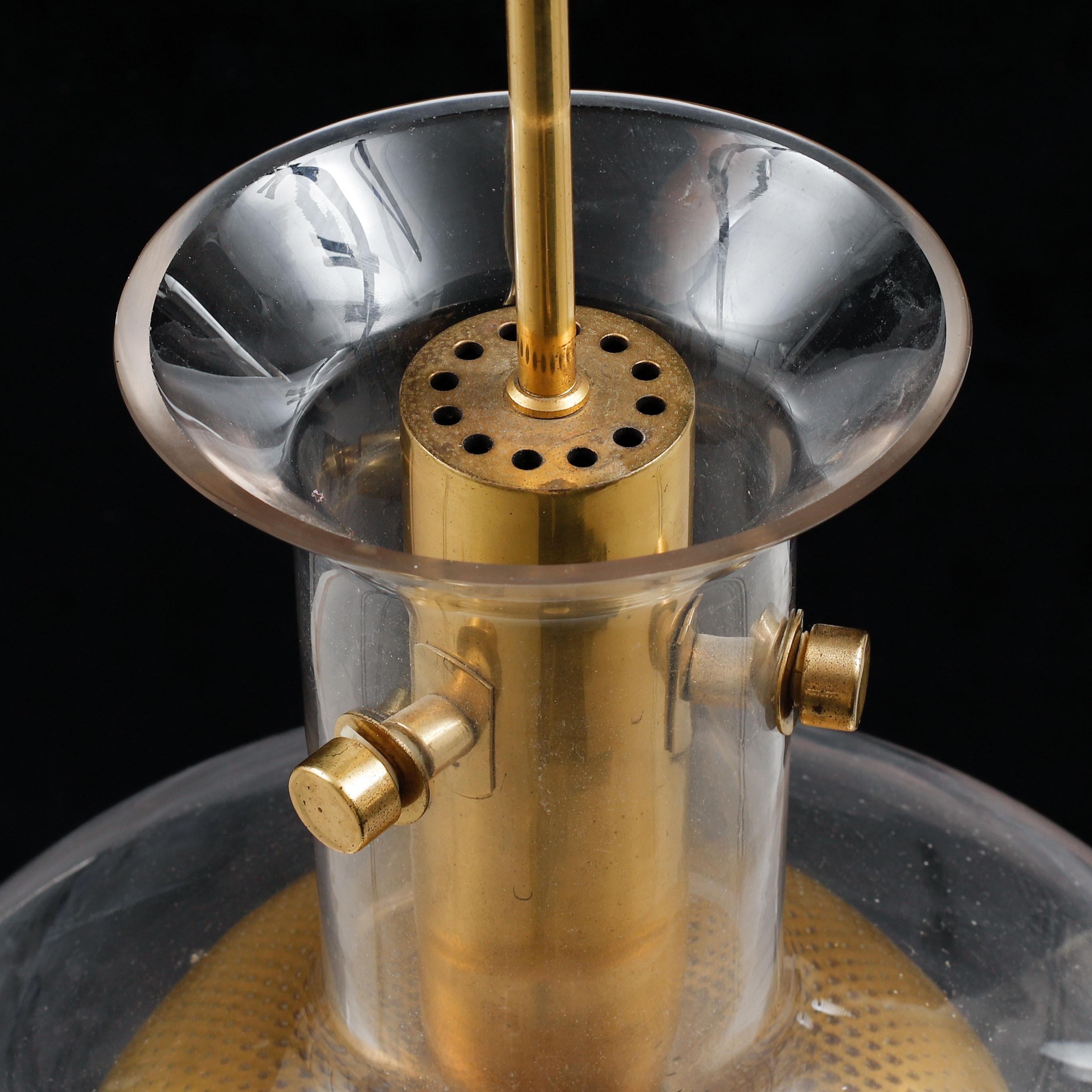 Lampada a sospensione in cristallo Anders Pehrson di Atelje Lyktan 1960S In condizioni buone in vendita a Paris, FR