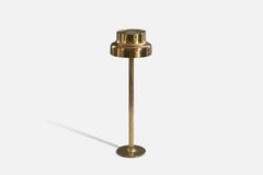 Anders Pehrson, Early "Bumling" Floor Lamp, Brass, Ateljé Lyktan, Sweden, 1960s
