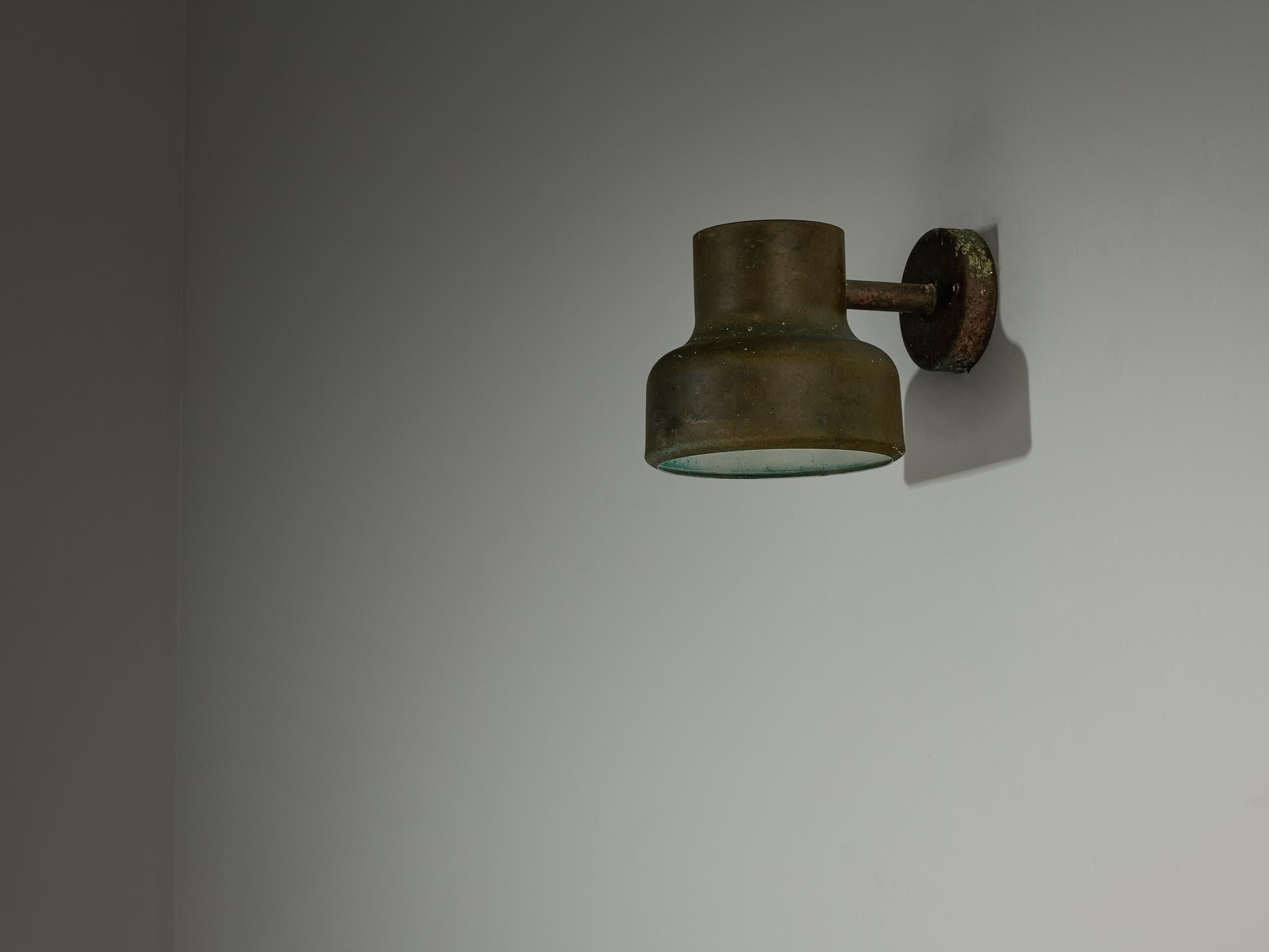 Anders Pehrson for Ateljé Lyktan 'Bumling Utomhus' Wall Light in Copper 3