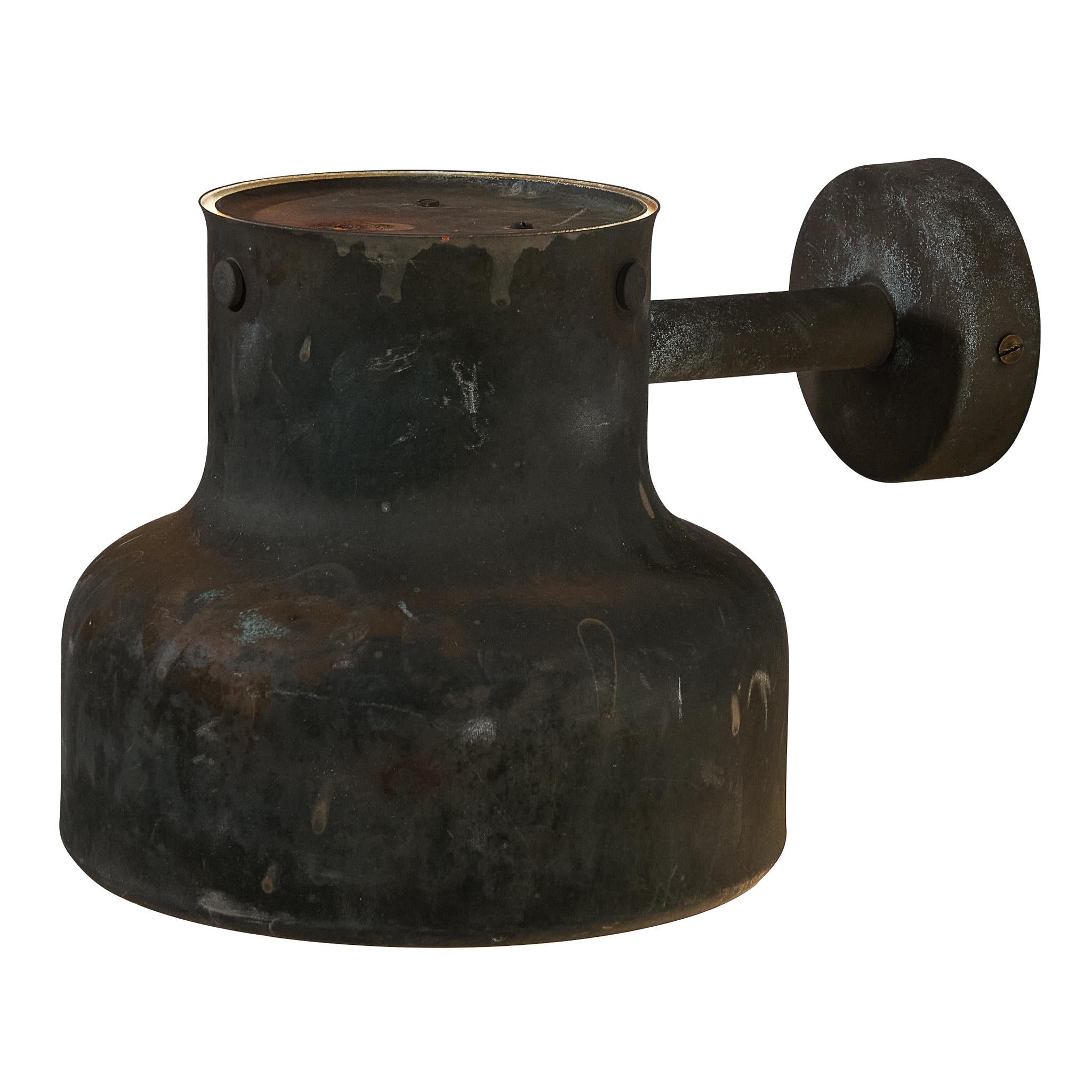 Anders Pehrson for Ateljé Lyktan 
Bumling Utomhus
 Wall Light in Copper For Sale