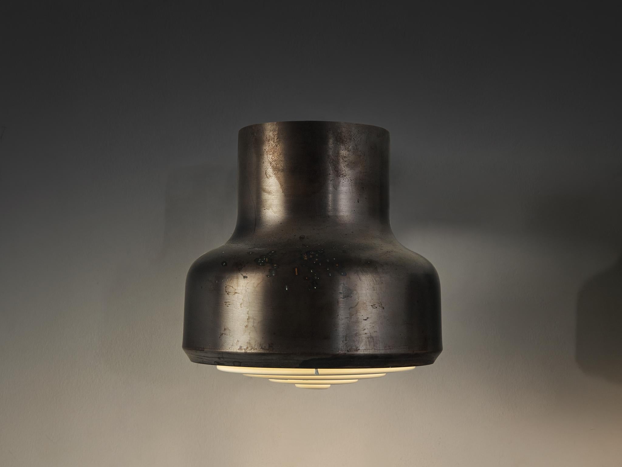 Swedish Anders Pehrson for Ateljé Lyktan 'Bumling Utomhus' Wall Lights in Copper For Sale