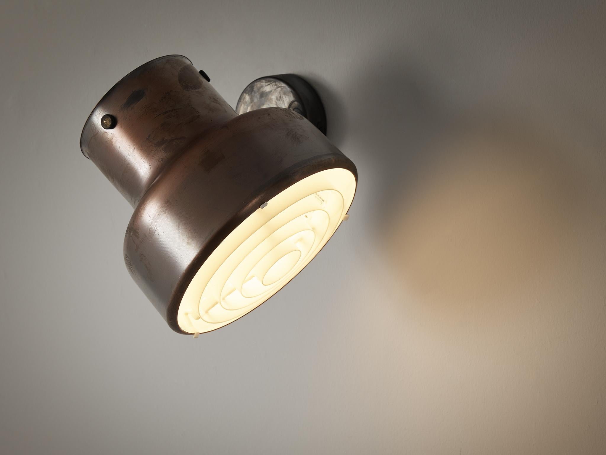 Mid-20th Century Anders Pehrson for Ateljé Lyktan 'Bumling Utomhus' Wall Lights in Copper