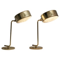 Anders Pehrson Table Lamps for Ateljé Lyktan in Brass