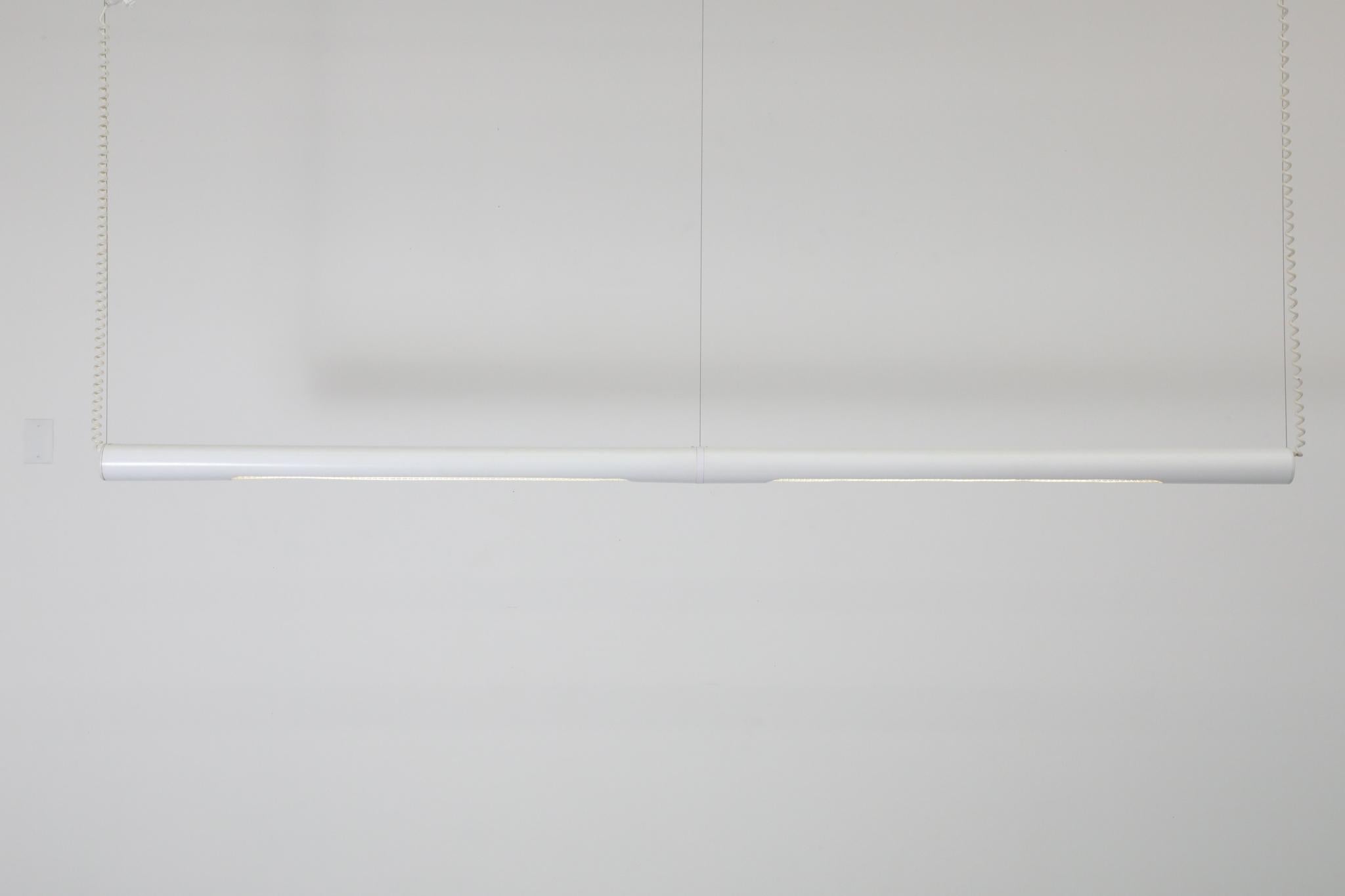 Mid-Century moderno Anders Pehrson Luce da lavoro fluorescente bianca a doppio 