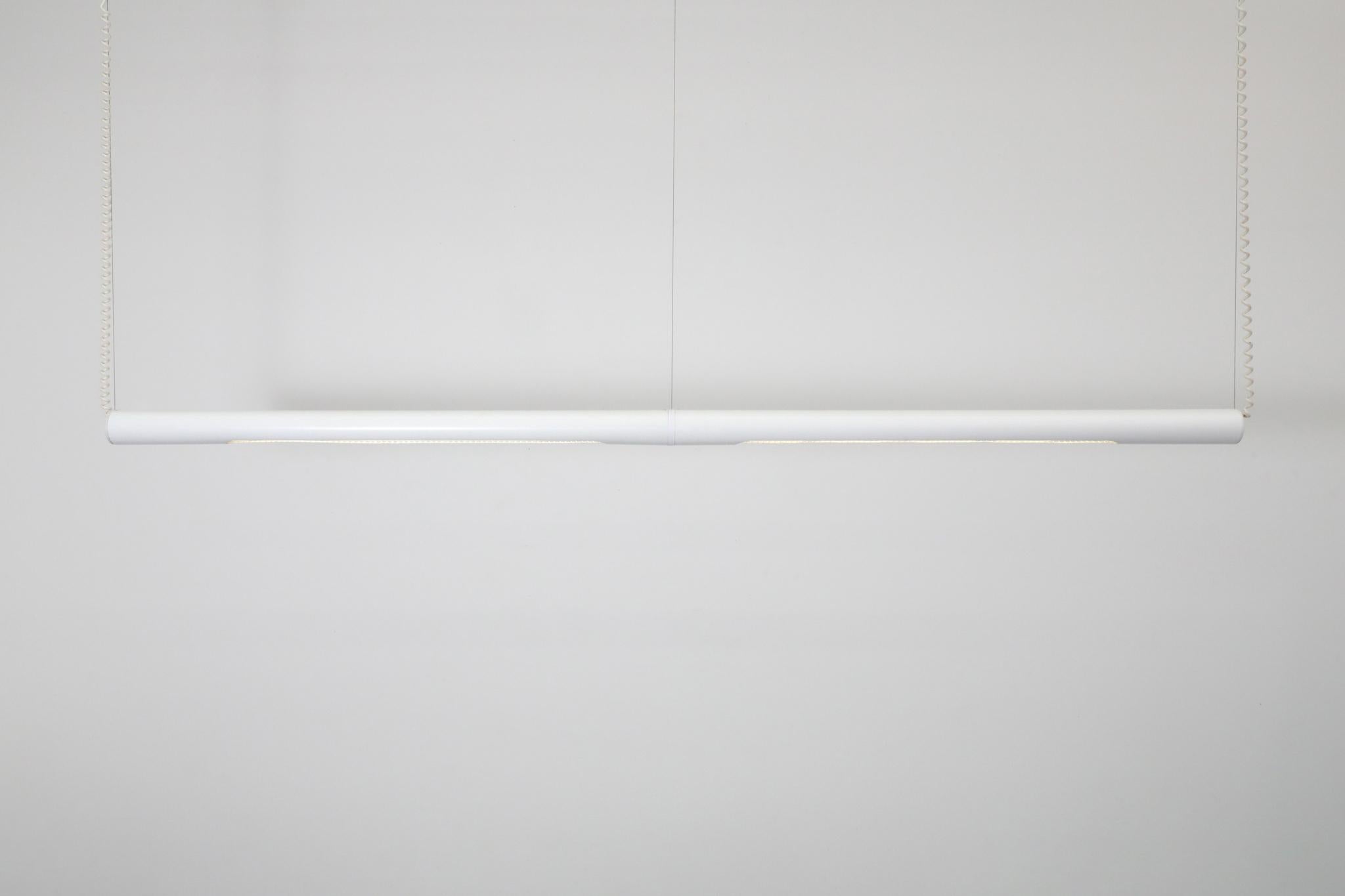 Fine XX secolo Anders Pehrson Luce da lavoro fluorescente bianca a doppio 