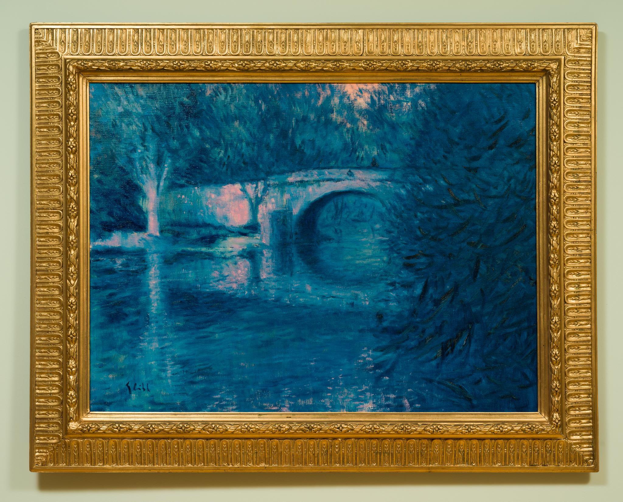 Anders Ståhl - Sueño de una mañana azul, Grez

En esta atmosférica obra, Sueño de una mañana azul, Grez, el pintor sueco Anders Ståhl nos transporta al histórico pueblo de Grez-sur-Loing, a las afueras de París, un lugar que antaño atrajo a