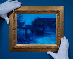 Impressionist Painting Called Blue Grez IV, (Grez-sur-Loing) 2025