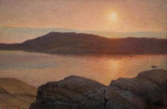 Sonnenuntergang über der schwedischen Bohuslän-Küste