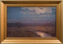 Twilight Meadow with Moose