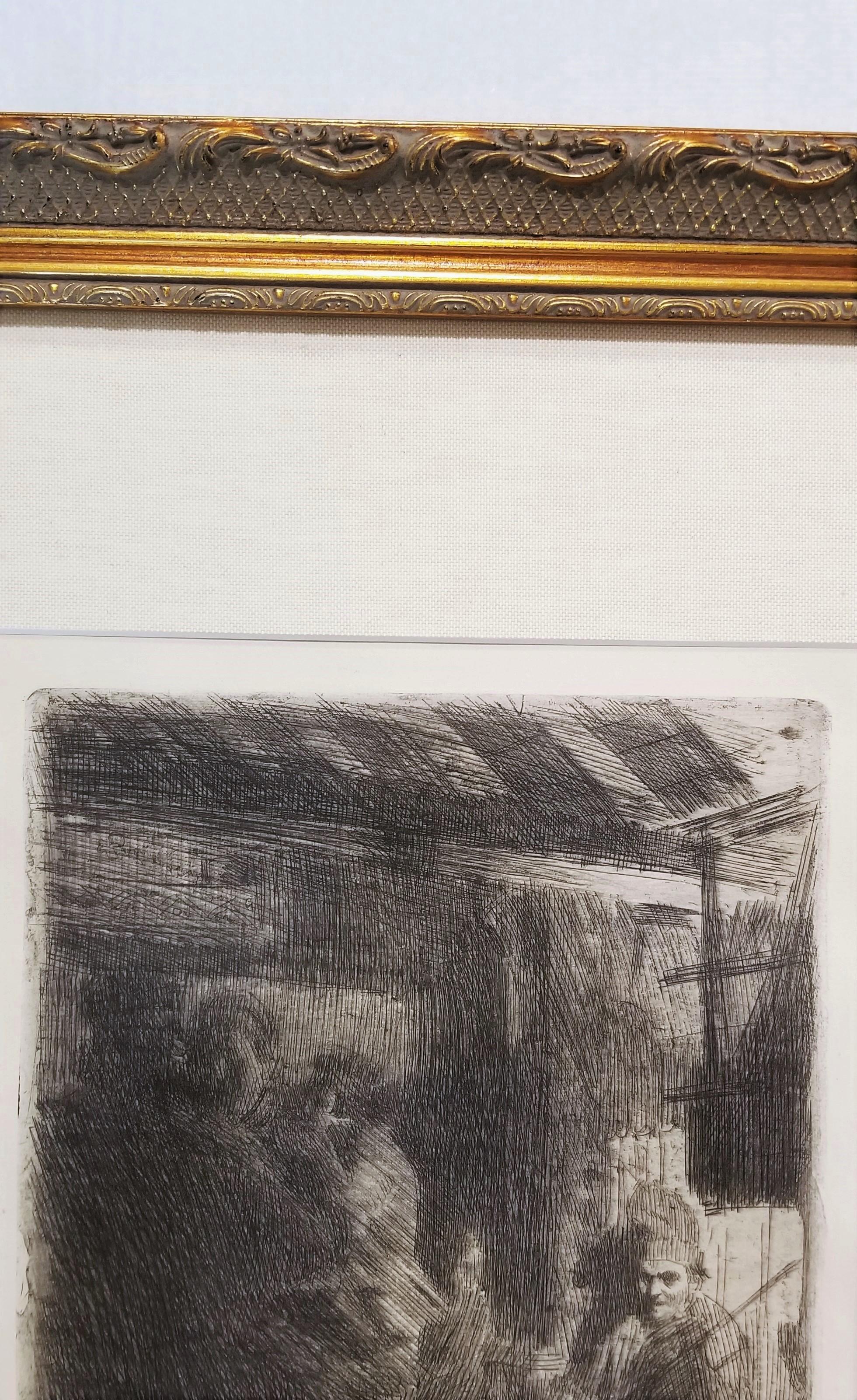 Danse à Gopsmor /// Impressionniste suédois Anders Zorn, gravure de soirée ancienne  en vente 7