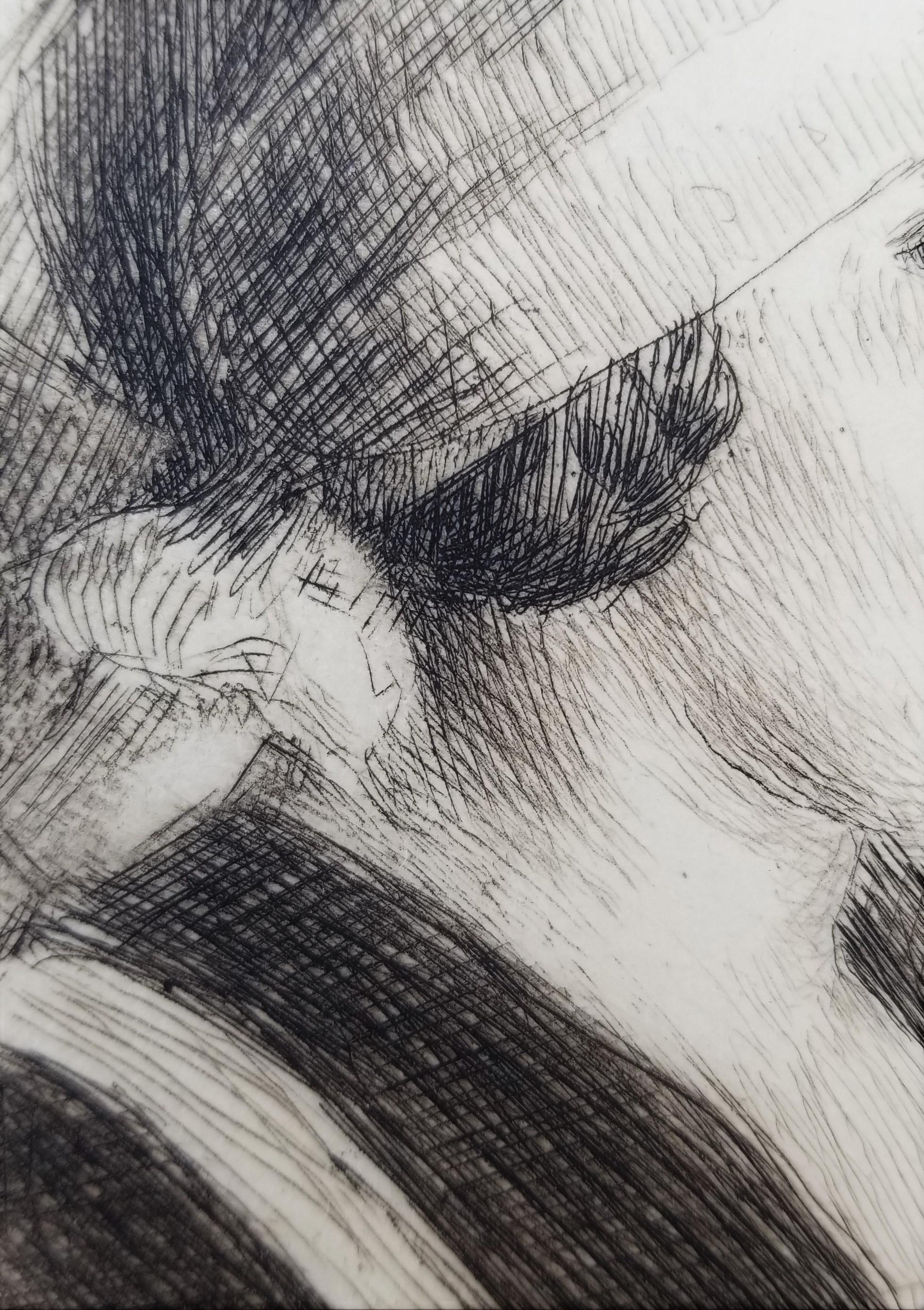 Gulli I /// Impressionniste Anders Zorn, eau-forte suédoise, portrait ancien d'une jeune fille face en vente 12