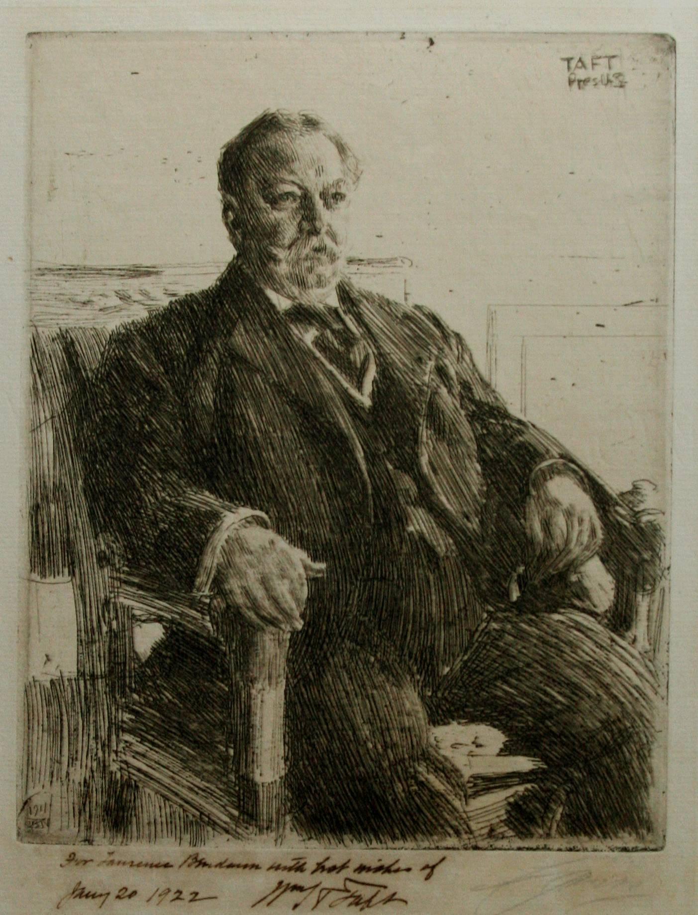 President William H. Taft - Print by Anders Zorn