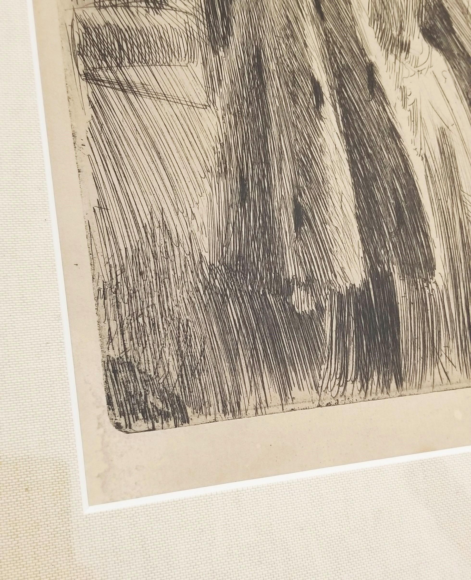 Princess Ingeborg II /// Impressionist Swedish Anders Zorn Etching Modern Art 9