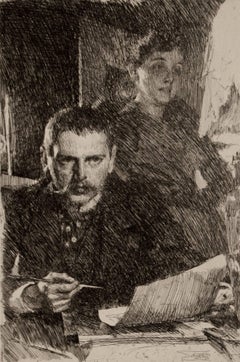 Antique Zorn and His Wife