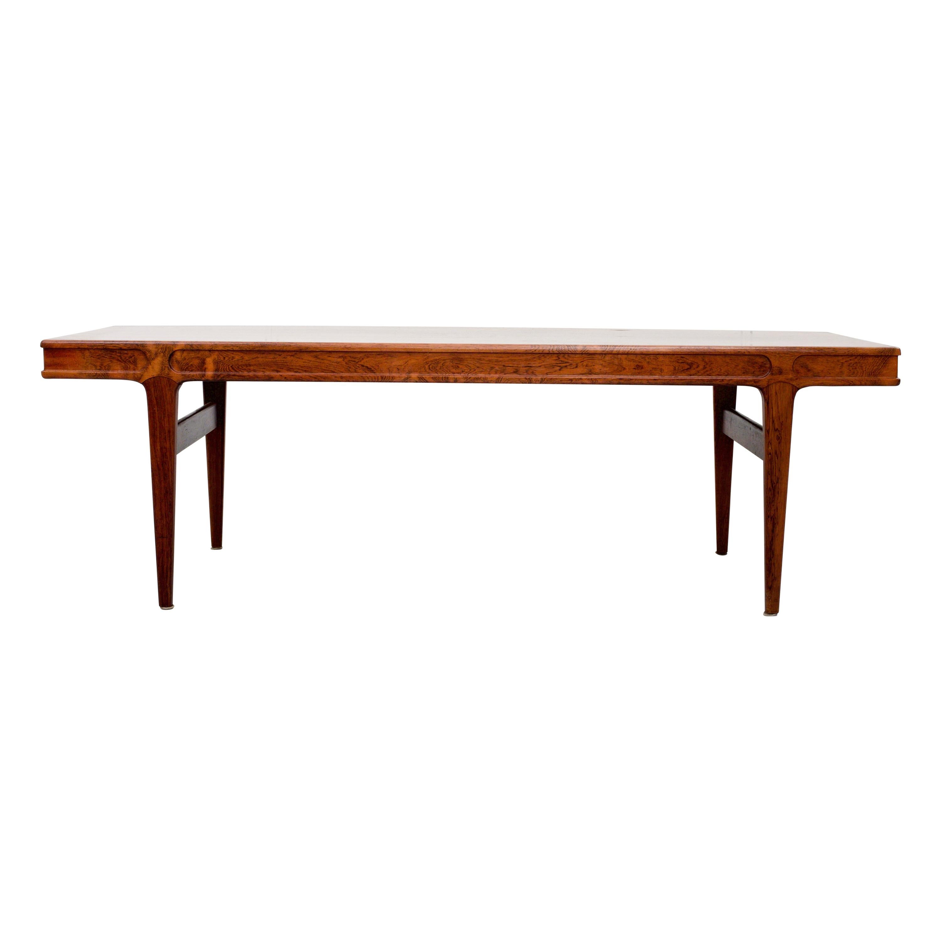 Rosewood Coffee Table by Johannes Andersen, Denmark, 1960's For Sale