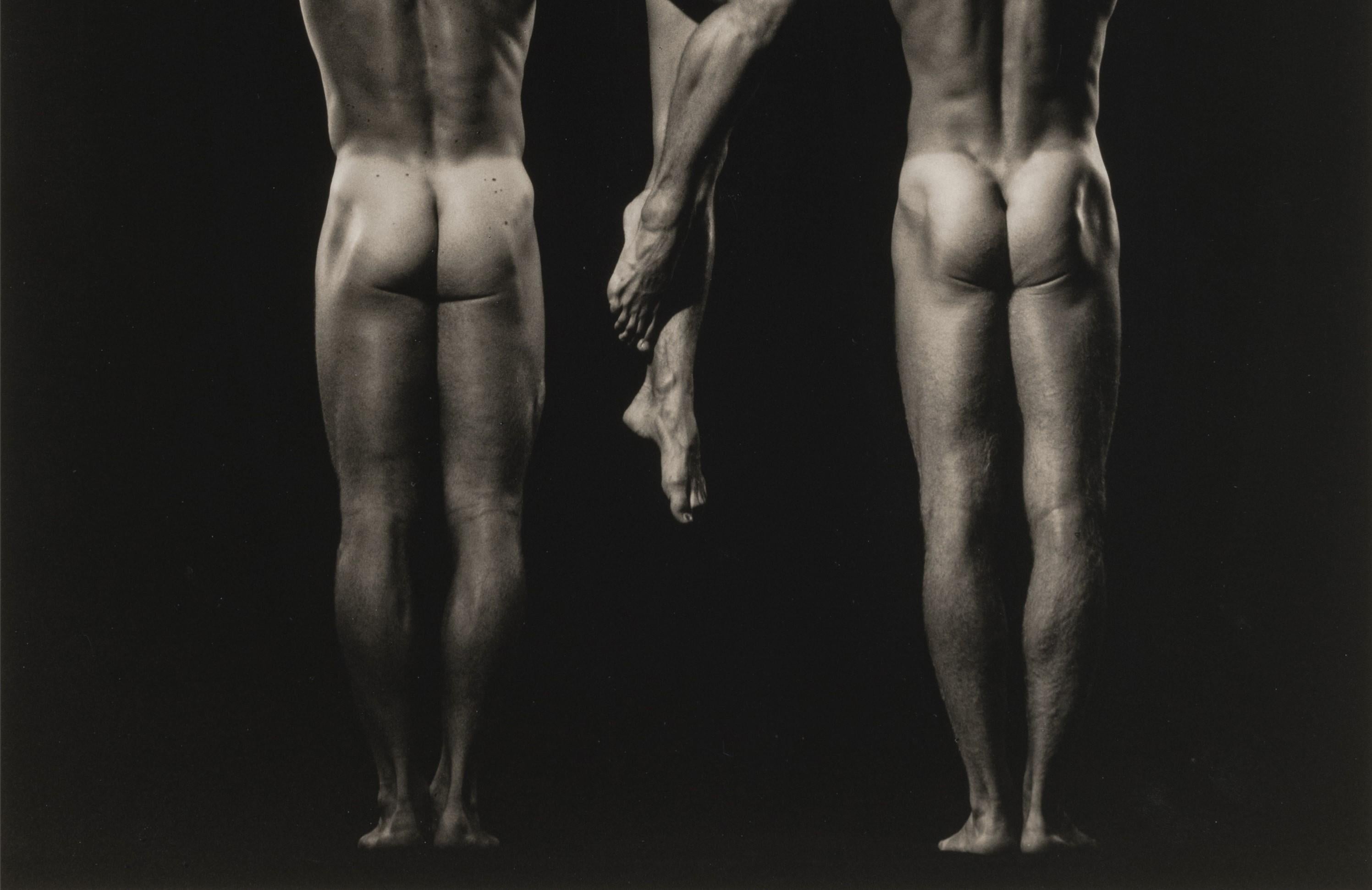 National Danish Gymnastics Team: Earth #4 - Black Nude Photograph by Anderson and Low