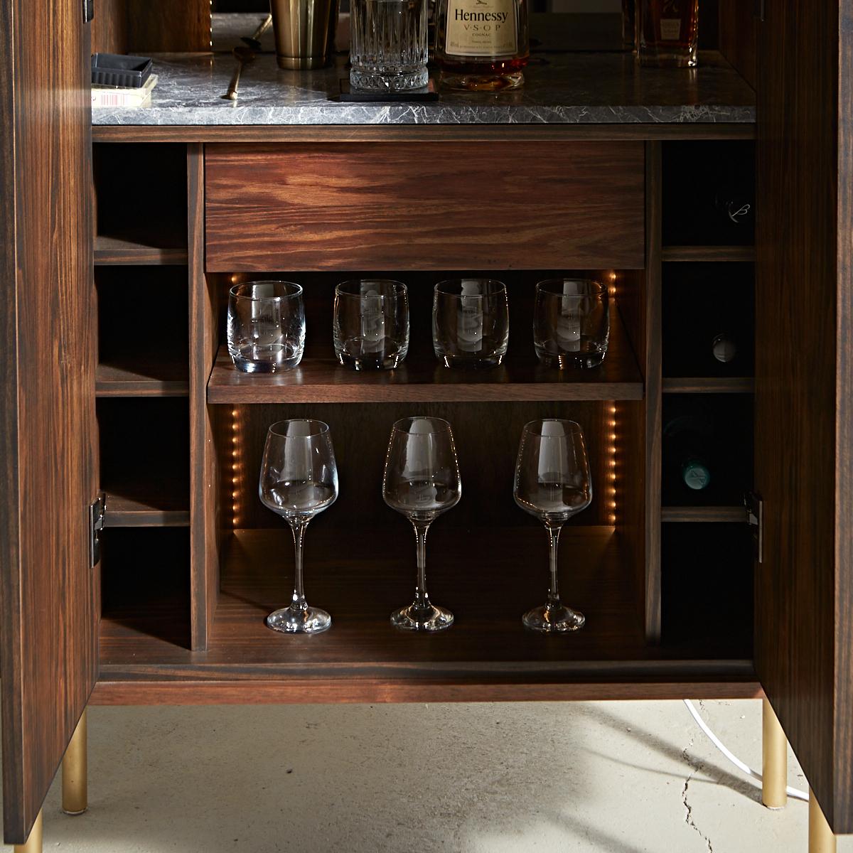 marble drinks cabinet